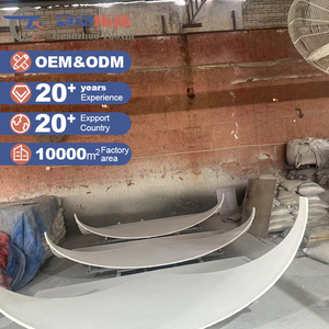 <span class=keywords><strong>Panel</strong></span> de Techo Curvo de Estilo Europeo Personalizado en Múltiples Materiales <span class=keywords><strong>GRC</strong></span>/UHPC/Terrazo/Piedra Arenisca, Elemento de Cúpula para Edificios Comerciales - Product Image 4