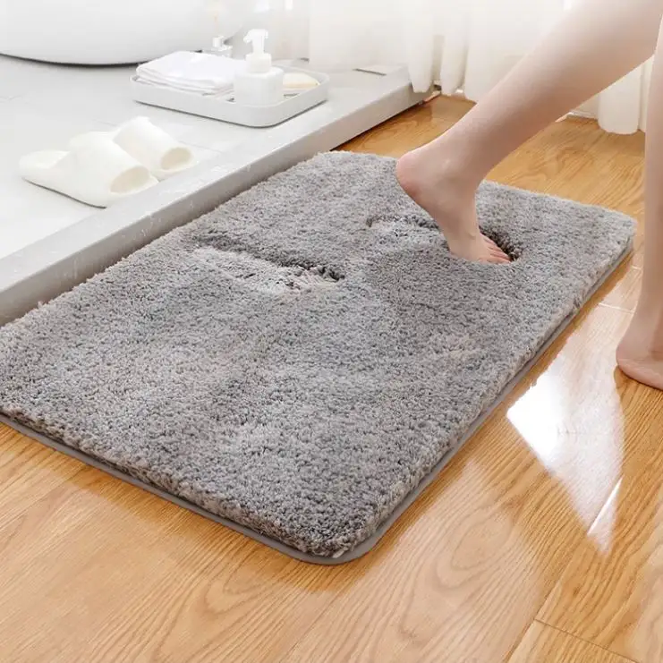 Tappetino da bagno in microfibra per la casa anti-fatica ad asciugatura rapida antiscivolo tappeto da bagno di buona qualità