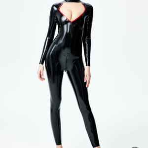 Combinaison en latex Zentai pour <span class=keywords><strong>femme</strong></span> Diamond Delight sans <span class=keywords><strong>pieds</strong></span> - Product Image 1