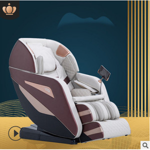 Home Use 4D Massage Chair Full Body SL Guide Rail Robotic Arm Massager For Elderly <b>Plug</b> In One Piece Molding - Product Image 4