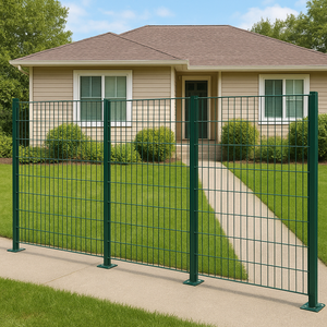 Pulverbeschichteter Metall-Doppelstab-Gitterzaun, Doppeldrahtzaun 868/656/545, Geschweißtes Gittergeflecht für Gartenzäune - Product Image 6