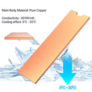 OEM纯铜M2 NVMe NGFF散热器纳米散热垫固态硬盘冷却器散热器，用于笔记本电脑/台式机产品库存 - Product Image 3