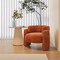 Canapé simple moderne de luxe, durable et doux pour balcon, fauteuil inclinable incurvé pour réception d'hôtel, salon de villégiature, salon
