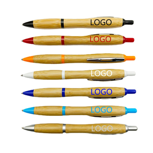 Bolígrafo Ecológico Personalizado de Paja de Trigo Biodegradable, Bolígrafo de Madera de Bambú con Logotipo Personalizado, Regalo Publicitario - Product Image 1