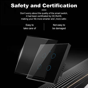 Module de commande intelligent RKHK pour interrupteurs électriques intelligents, compatible Zigbee, avec éclairage LED mural et fonction de contrôle de l'eau - Product Image 4