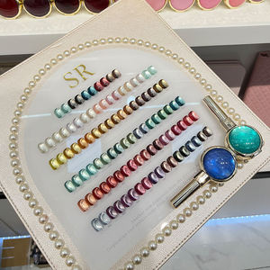 SR 50 Colores, Nuevo Set de Esmalte de Uñas de Gel Efecto Ojo de Gato, Material Líquido de Alta Calidad, Lámpara LED para Uso en Salón - Product Image 1