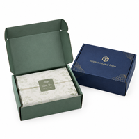 Boîte d'expédition en carton ondulé haute résistance, écologique et réutilisable, avec emballage en papier calque et logo personnalisé pour cadeaux de Saint-Valentin