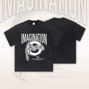 Camiseta sin Mangas Estilo Hip-Hop Vintage Lavada de 230g con Logotipo Personalizado - Chaleco Unisex Estampado en DTG Inspirado en la Imaginación - Product Image 4