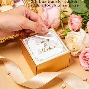 Pegatinas de Transferencia Impresas con UV, Resistentes al Agua, Personalizadas con Logotipo, Texto e Imagen, para Vasos, Cajas de Empaque, Botellas y Tazas - Product Image 1