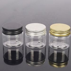 China Top 150/250/350/400/500/600/1000ml Transparent PET Wide Mouth Food Candle <b>Jar</b> Clear <b>Plastic</b> <b>Jar</b> with Lid - Product Image 2