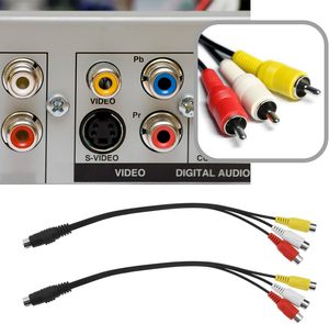 OEM/ODM alta calidad DIN 4 5 6 7 pines macho a RCA * 3 Cable de vídeo hembra para ordenador de TV - Product Image 2