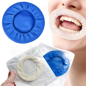 Cao su nha khoa dùng một lần đập miệng mở chỉnh nha cao su dam má rút lại O hình dạng vô trùng Miệng má mở rộng - Product Image 2
