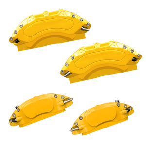 ฝาครอบคาลิปเปอร์เบรกอะลูมิเนียมขายส่ง สำหรับรถ Dodge Charger Challenger SXT SE Chrysler 300 ปี 2011 ถึง 2023 แบบลูกสูบเดี่ยวด้านหน้า สีเหลือง - Product Image 1