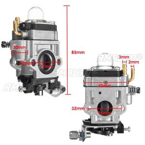 1/2/4 ชิ้นชุดคาร์บูเรเตอร์สตริมเมอร์ 15 มม.พร้อมปะเก็นสำหรับ SRM 260S 261S 261SB PPT PAS 260 261 BC4401DW ทริมเมอร์ 43cc 47cc 49cc 50cc - Product Image 6