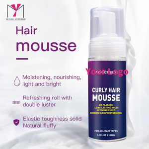 Mousse pour cheveux bouclés Muyang hydratante à tenue forte 150 ml avec extrait de plantes - Product Image 3
