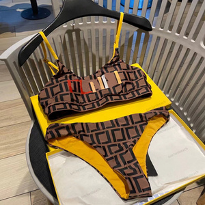 Maillot de bain OEM 2025, logo personnalisé, corps séparé, mini triangle sexy, imprimé, dos nu, col suspendu, maillot de bain pour filles branchées, bikinis et vêtements de plage - Product Image 3