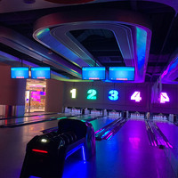 Équipement de salle de bowling à 2 pistes, machine professionnelle de placement de quilles