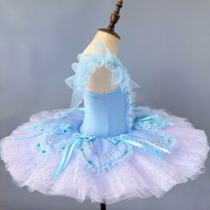 Nouvelle robe de ballet pour filles, costume de spectacle, petit cygne, jupe en gaze bouffante, jupe de tutu professionnelle pour enfants, <span class=keywords><strong>Belle</strong></span> au bois dormant - Product Image 4