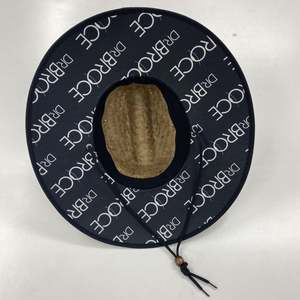 Chapeaux de paille personnalisés bon marché, amérique sombrero plage sauvetage de surf vente <span class=keywords><strong>en</strong></span> gros chapeaux de paille - Product Image 3