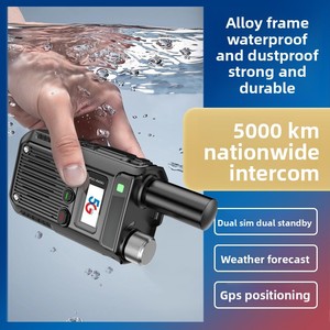Radio bidirectionnelle portable étanche rechargeable longue portée pour la randonnée en extérieur et les chantiers de construction - Product Image 4