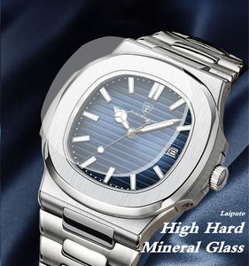 Relojes en Oferta para Hombre, Reloj de Cuarzo de Moda Ultrafino de Acero Inoxidable Resistente al Agua - Product Image 6