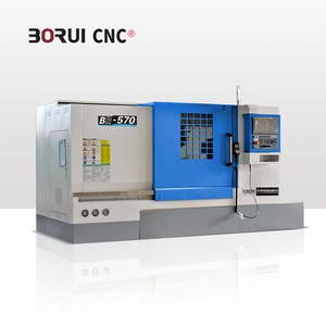 BR570 High Precision Horizontal CNC <strong>Lathe</strong> Medium Heavy Inclined Bed With Automatic Tool Changing System And Chip Conveyor - Product Image 2