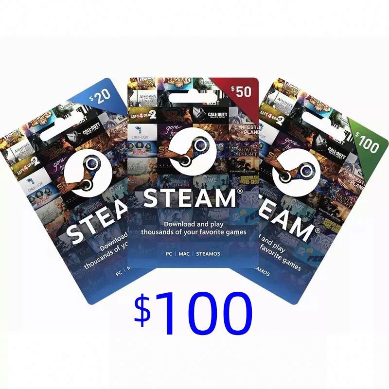 DLC expansion 1 American STEAM recharge code 100 dollar Top up of American Service steam account ricarica US wallet balance 100 $