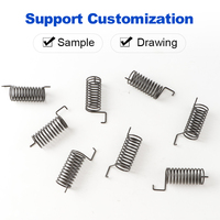 Mini ressort de torsion hélicoïdal double en spirale personnalisé OEM Ressort de couple en acier pour machines à coudre industrielles Tailles personnalisées Diamètre du fil