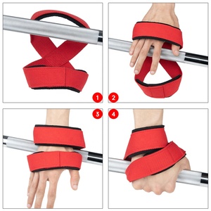 Correas <span class=keywords><strong>de</strong></span> Muñeca Antideslizantes en Forma <span class=keywords><strong>de</strong></span> 8 para Entrenamiento en Gimnasio, Levantamiento <span class=keywords><strong>de</strong></span> Pesas y Peso Muerto - Product Image 5