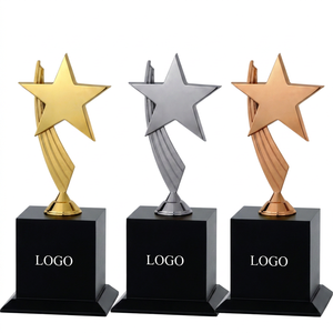 •High-grade star <b>trophy</b> for employee excellence programs Modern Metal <b>Trophy</b> for Business Success, Employee Awards and Corporate - Product Image 1