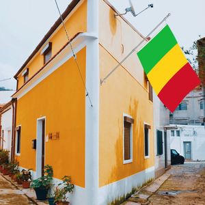 Drapeau <span class=keywords><strong>du</strong></span> Mali imprimé sur mesure, simple face, 3x5 pieds, personnalisable pour tous les drapeaux nationaux et les drapeaux d'exposition. - Product Image 3