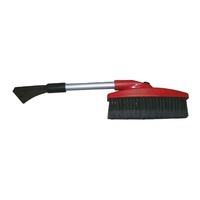Brosse à neige avec grattoir à glace et manche en aluminium