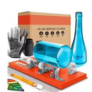 Kit de <span class=keywords><strong>coupe</strong></span>-<span class=keywords><strong>verre</strong></span> industriel de bricolage <span class=keywords><strong>professionnel</strong></span> amélioré comprenant des outils en métal pour couper le <span class=keywords><strong>coupe</strong></span>-<span class=keywords><strong>bouteille</strong></span> carré en <span class=keywords><strong>verre</strong></span> teinté - Product Image 1