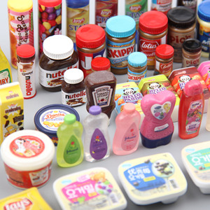 Cửa hàng tiện lợi Snack mô phỏng thu nhỏ Mini Phụ kiện chơi Nhà nhựa handmade <span class=keywords><strong>DIY</strong></span> chơi rác điện thoại trường hợp trang trí nội thất - Product Image 3