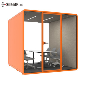 Vỏ Văn Phòng Trong Nhà Âm Thanh Tùy Chỉnh Vỏ Làm Việc Vỏ Phòng Họp Văn Phòng Buồng Điện Thoại Cho Trường Học Văn Phòng - Product Image 6