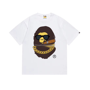 Camiseta de Diseñador de Moda al por Mayor, Nueva Colección, de Alta Calidad, para Hombre, Estilo Moderno, Holgada, Estampada, Estilo Bapees, Informal, Deportiva - Product Image 5
