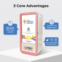 Distributeur automatique de boîtes mystères personnalisées, distributeur de prix en libre-service OEM ODM pour cadeaux, distribution d'échantillons et vente au détail