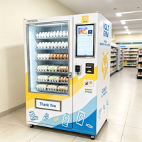 Distributeur automatique de poulettes réfrigérées personnalisable pour les œufs de fermes locales dans les communautés résidentielles