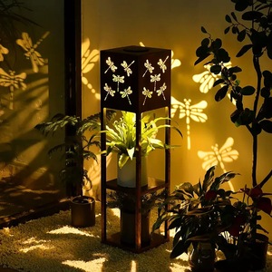 Lampe décorative LED <span class=keywords><strong>solaire</strong></span> d'extérieur étanche IP44, motif papillon libellule coloré, pour jardin et ambiance lumineuse au <span class=keywords><strong>sol</strong></span> - Product Image 4