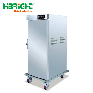 HIGHBRIGHT Commercial Electric Double Door 11-12Layer Stainless Steel Food Warmer <b>Cabinet</b> with <b>Wheels</b> 220-240V 5.24KW - Product Image 2