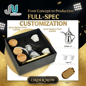 Juego <span class=keywords><strong>de</strong></span> cafetera árabe <span class=keywords><strong>de</strong></span> lujo Dallah, set <span class=keywords><strong>de</strong></span> <span class=keywords><strong>regalo</strong></span> corporativo con tarros <span class=keywords><strong>de</strong></span> vidrio y bandeja, exquisita caja <span class=keywords><strong>de</strong></span> <span class=keywords><strong>regalo</strong></span> <span class=keywords><strong>para</strong></span> empresas - Product Image 1
