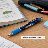 Ensemble de crayons mécaniques rechargeables à effacement rapide par rotation