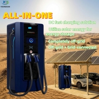 Chargeurs rapides DC pour véhicules électriques YIXINDIAN 40kW 60kW 80kW 120kW 160kW 180kW, système solaire hors réseau, étanches pour camions routiers extérieurs et sécurité routière