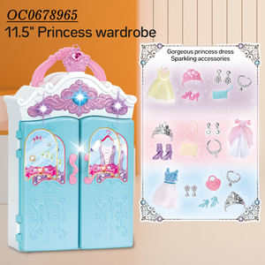 Jouets de poupée princesse en plastique avec lumière, vêtements de rechange de 11.5 pouces pour filles - Product Image 4