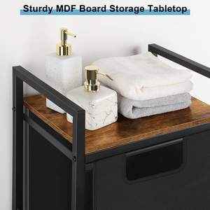 Trieur de <span class=keywords><strong>linge</strong></span> en fer Panier à <span class=keywords><strong>linge</strong></span> de taille personnalisée avec sac escamotable et organisateur de panier à roulettes et panier amovible - Product Image 3