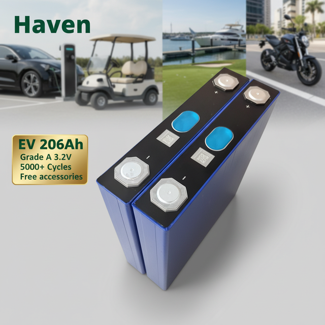 EV Grade a Prismatic LiFePO4 Battery 3.2V 206Ah 200ah for EV Solar Storage Industrial ESS Battery Bulk Wholesale Supplier