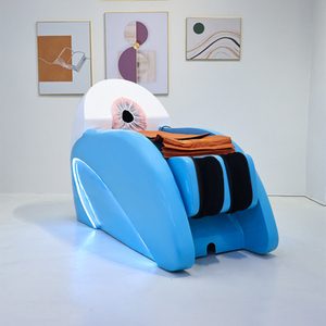 Lit de massage pour shampooing automatique intelligent moderne à prix d'usine, lit de salon intelligent de luxe à 3 moteurs, cadre en acier inoxydable - Product Image 1