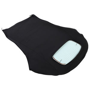 Capote souple neuve pour Beetle Cabriolet avec fenêtre en verre homologuée DOT pour Volkswagen 2003-2010 Noir 10-05-BEE-055 VW-440-3V - Product Image 2
