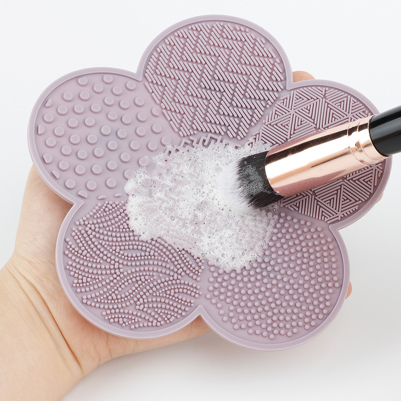 Small New Silicone Scrubbing Mat Suction