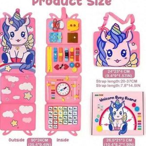 New Design Montessori Felt Busy Board Backpack for Girls Sensory Toys Felt Quiet Book for <b>Toddlers</b> Felt Busy Book - Product Image 2